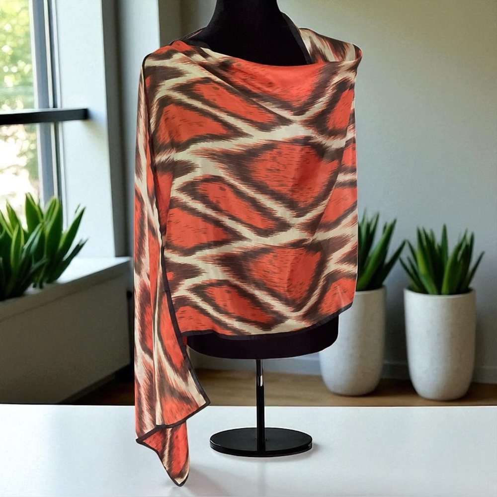 💖 Cocoon House 100% Silk Art Scarf 💖